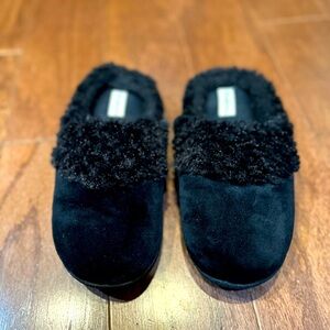 Dearfoams Memory Foam Indoor Outdoor Slip on House Slippers Size Large 9-10